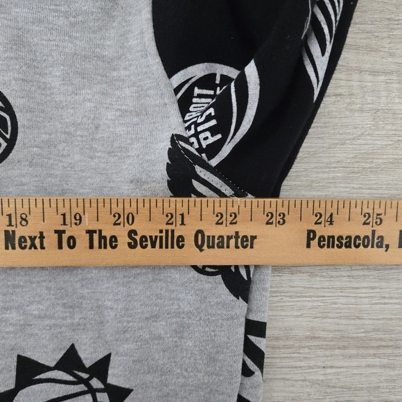 NBA All Star Game Teams Hoodie Mens Size Large Basketball Black White Logo - Picture 6 of 7